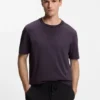 Baumwoll-T-Shirt mit Logo und Rundhalsausschnitt