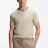 Baumwoll-T-Shirt mit Logo und Rundhalsausschnitt