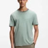 Baumwoll-T-Shirt mit Logo und Rundhalsausschnitt