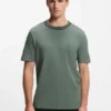 Baumwoll-T-Shirt mit Logo und Rundhalsausschnitt