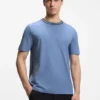 Baumwoll-T-Shirt mit Logo und Rundhalsausschnitt