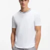 Baumwoll-T-Shirt mit Logo und Rundhalsausschnitt