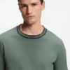 Baumwoll-T-Shirt mit Logo und Rundhalsausschnitt