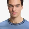 Baumwoll-T-Shirt mit Logo und Rundhalsausschnitt