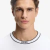 Baumwoll-T-Shirt mit Logo und Rundhalsausschnitt