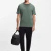 Baumwoll-T-Shirt mit Logo und Rundhalsausschnitt
