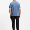 Baumwoll-T-Shirt mit Logo und Rundhalsausschnitt