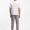 Baumwoll-T-Shirt mit Logo und Rundhalsausschnitt