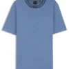 Baumwoll-T-Shirt mit Logo und Rundhalsausschnitt