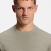 Baumwoll-T-Shirt mit Logo und Streifen