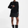 Baumwollpullover mit abnehmbarer Blumenbrosche