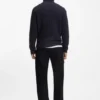 BECKHAM x BOSS Cargohose aus Baumwolle mit feinem Muster