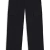 BECKHAM x BOSS Cargohose aus Baumwolle mit feinem Muster