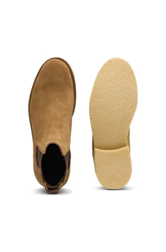 BECKHAM x BOSS Chelsea-Stiefel aus Wildleder