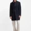 BECKHAM x BOSS eleganter Mantel aus Schurwolle und Kaschmir