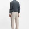 BECKHAM x BOSS Hose aus Baumwolle mit feinem Muster BECKHAM x BOSS Hose aus Baumwolle mit feinem Muster