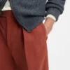 BECKHAM x BOSS Hose aus Baumwolle mit feinem Muster