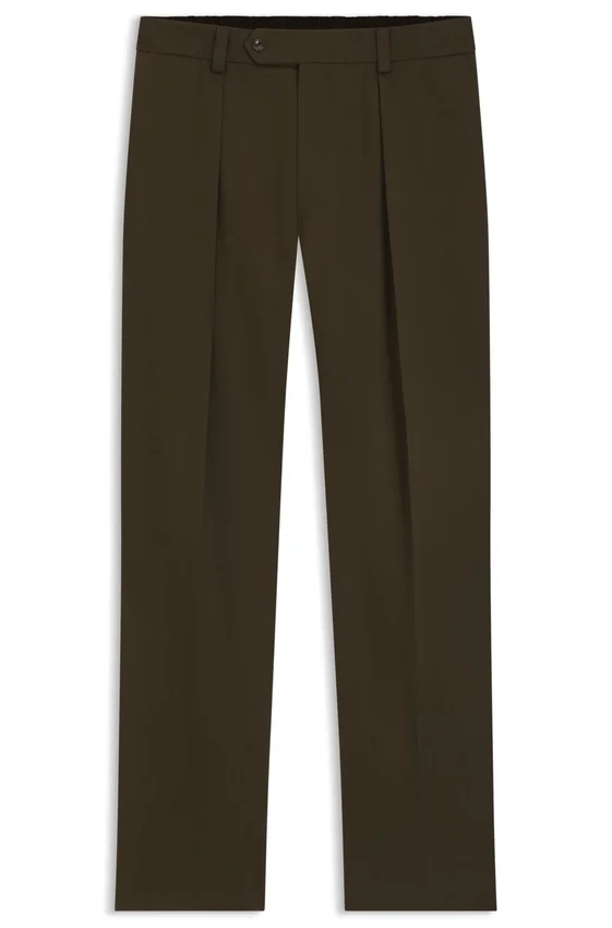 BECKHAM x BOSS Hose aus Baumwolle mit feinem Muster BECKHAM x BOSS Hose aus Baumwolle mit feinem Muster