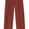 BECKHAM x BOSS Hose aus Baumwolle mit feinem Muster
