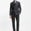 BECKHAM x BOSS Jacke aus karierter Schurwolle