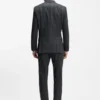 BECKHAM x BOSS Jacke aus karierter Schurwolle