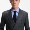 BECKHAM x BOSS Jacke aus karierter Schurwolle