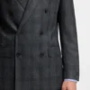 BECKHAM x BOSS Jacke aus karierter Schurwolle