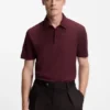 BECKHAM x BOSS Poloshirt aus Baumwolle und Seide BECKHAM x BOSS Poloshirt aus Baumwolle und Seide