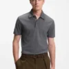 BECKHAM x BOSS Poloshirt aus Baumwolle und Seide