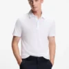 BECKHAM x BOSS Poloshirt aus Baumwolle und Seide