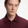BECKHAM x BOSS Poloshirt aus Baumwolle und Seide BECKHAM x BOSS Poloshirt aus Baumwolle und Seide