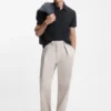 BECKHAM x BOSS Poloshirt aus Baumwolle und Seide BECKHAM x BOSS Poloshirt aus Baumwolle und Seide