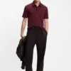 BECKHAM x BOSS Poloshirt aus Baumwolle und Seide