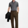BECKHAM x BOSS Poloshirt aus Baumwolle und Seide