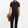 BECKHAM x BOSS Poloshirt aus Baumwolle und Seide