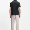 BECKHAM x BOSS Poloshirt aus Baumwolle und Seide BECKHAM x BOSS Poloshirt aus Baumwolle und Seide