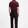 BECKHAM x BOSS Poloshirt aus Baumwolle und Seide BECKHAM x BOSS Poloshirt aus Baumwolle und Seide