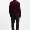 BECKHAM x BOSS Pullover aus Wolle und Kaschmir mit Zopfmuster