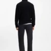 BECKHAM x BOSS Pullover aus Wolle und Kaschmir mit Zopfmuster