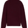 BECKHAM x BOSS Pullover aus Wolle und Kaschmir mit Zopfmuster