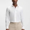 BECKHAM x BOSS Regular-Fit-Hemd aus Leinen
