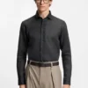 BECKHAM x BOSS Regular-Fit-Hemd aus Leinen
