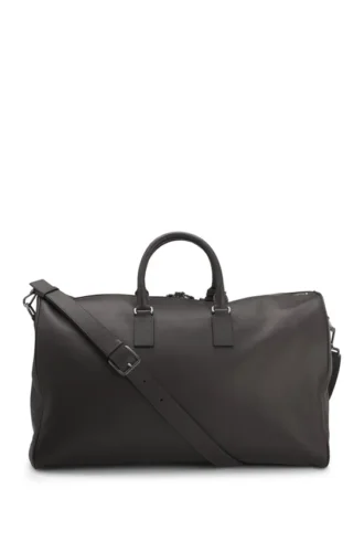 BECKHAM x BOSS Reisetasche aus genarbtem Leder