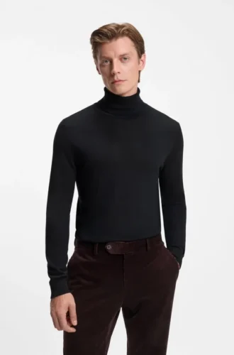 BECKHAM x BOSS Rollkragenpullover aus Kaschmir