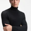 BECKHAM x BOSS Rollkragenpullover aus Kaschmir