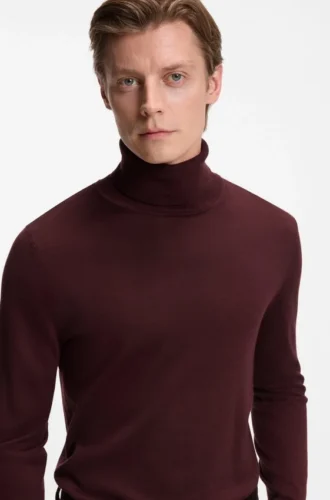 BECKHAM x BOSS Rollkragenpullover aus Kaschmir