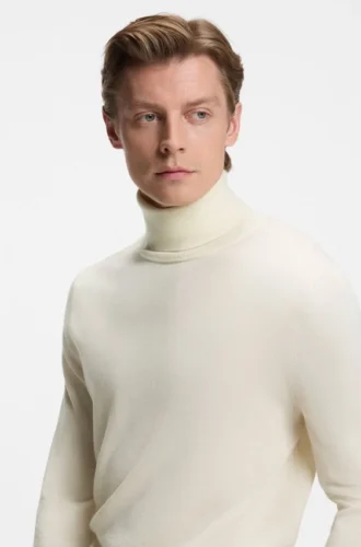 BECKHAM x BOSS Rollkragenpullover aus Kaschmir