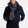 BECKHAM x BOSS Schal aus Schurwolle und Kaschmir