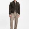 BECKHAM x BOSS Sneaker mit Gummisohle aus Leder