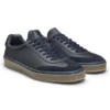 BECKHAM x BOSS Sneaker mit Wildlederbesatz aus genarbtem Leder